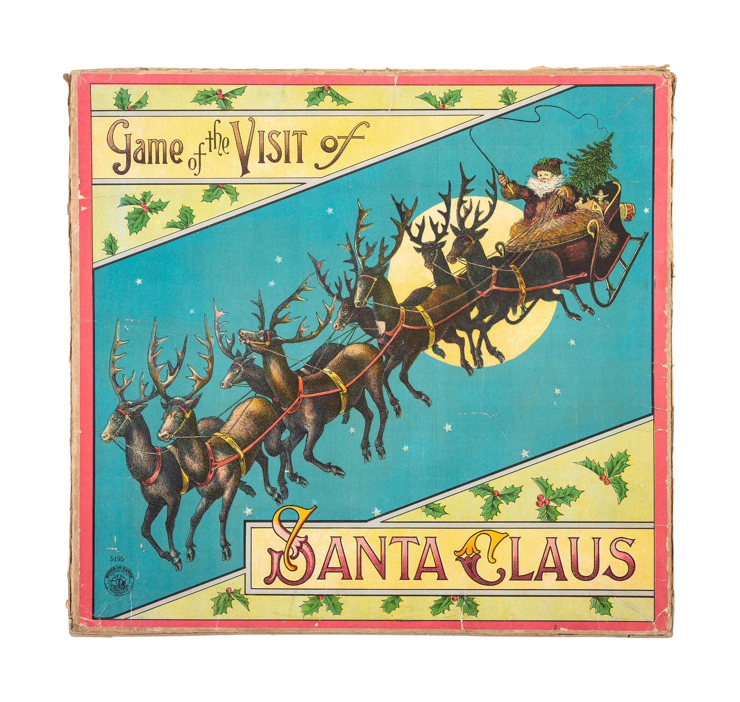 A McLoughlin Bros. 'Game of the Visit of Santa Claus'