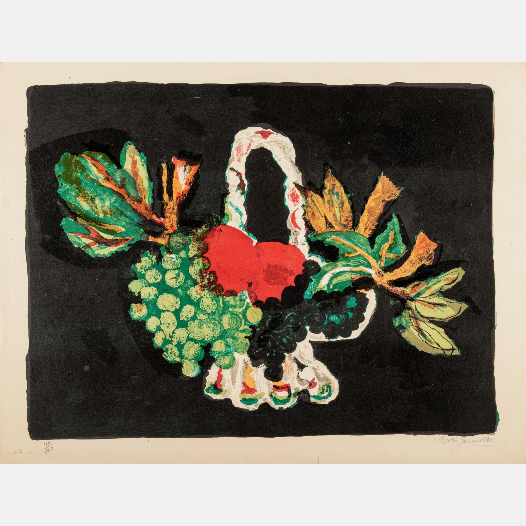 A Pair of Prints by Camille Bryen and Maria Sanmartí