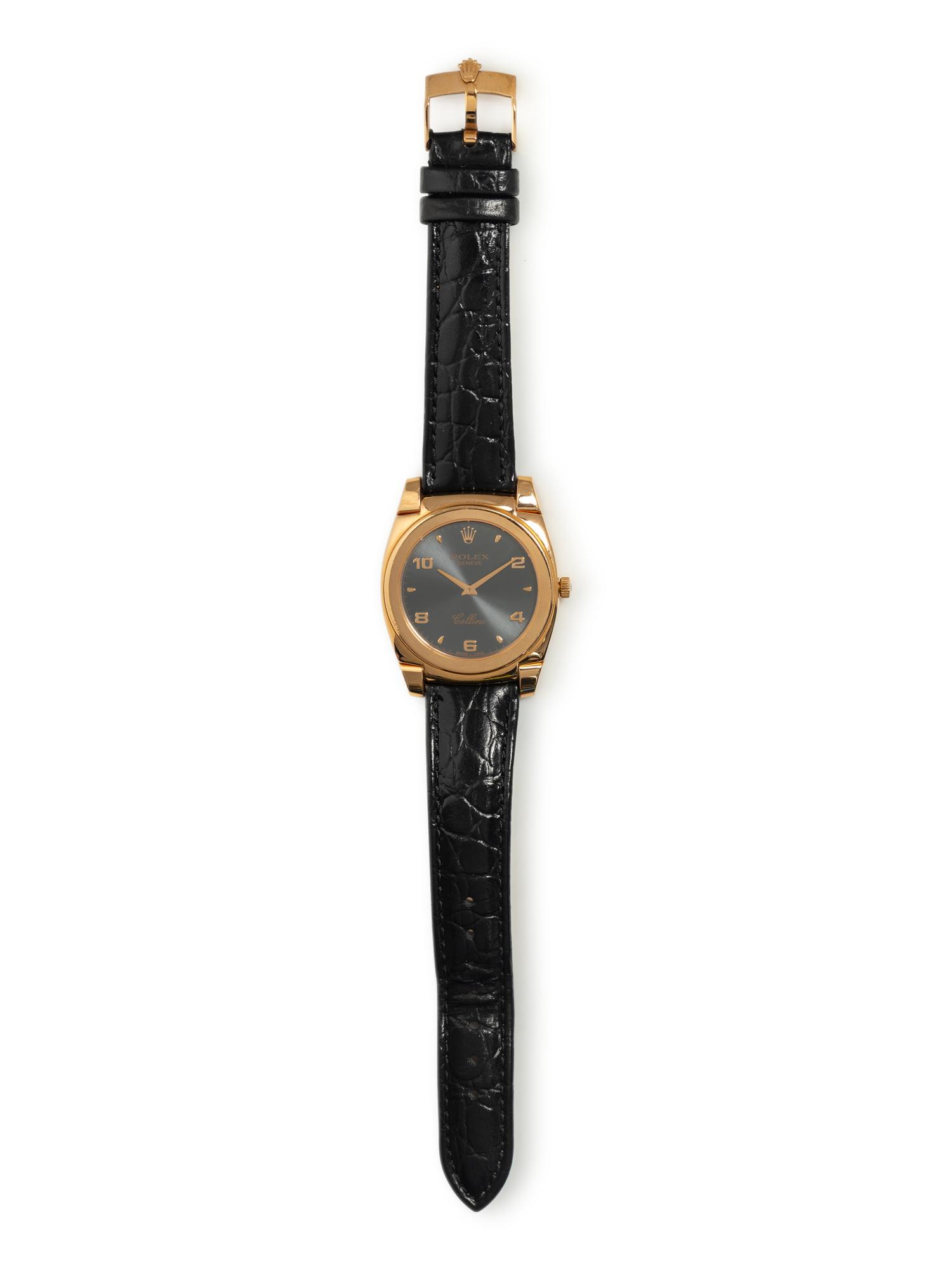 ROLEX, REF. 5330 18K ROSE GOLD 'CELLINI' WATCH