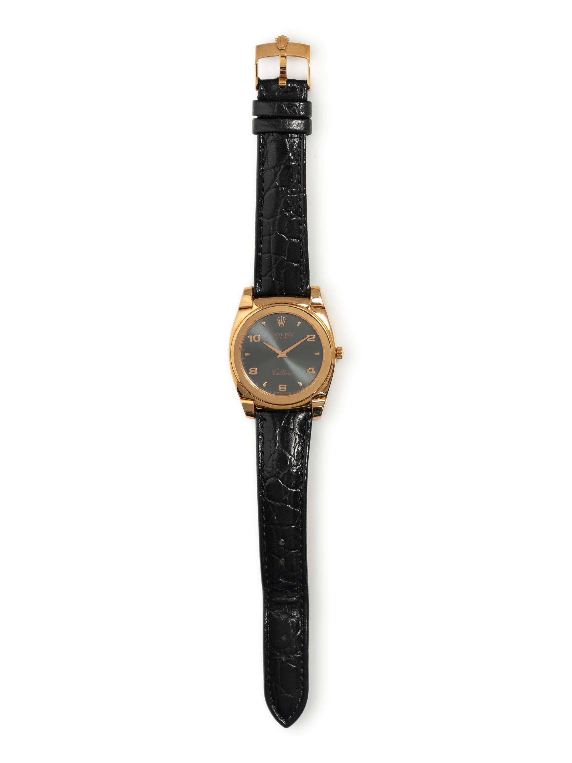 ROLEX, REF. 5330 18K ROSE GOLD 'CELLINI' WATCH