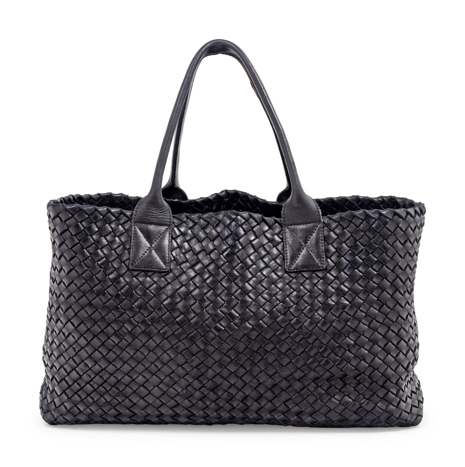 Bottega Veneta Limited Edition Intrecciato Leather Medium Cabat Tote Bag
