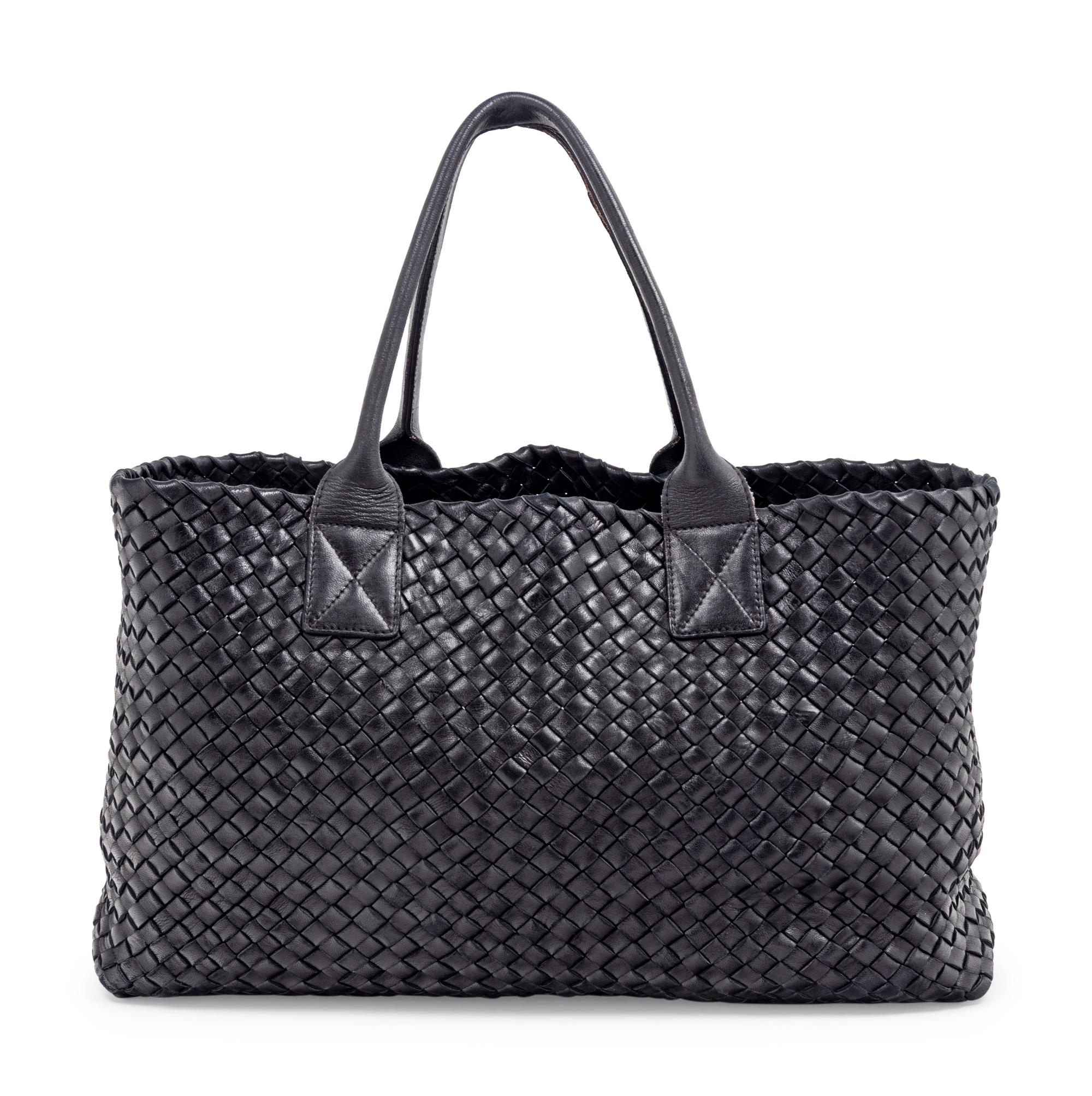 Bottega Veneta Limited Edition Intrecciato Leather Medium Cabat Tote Bag