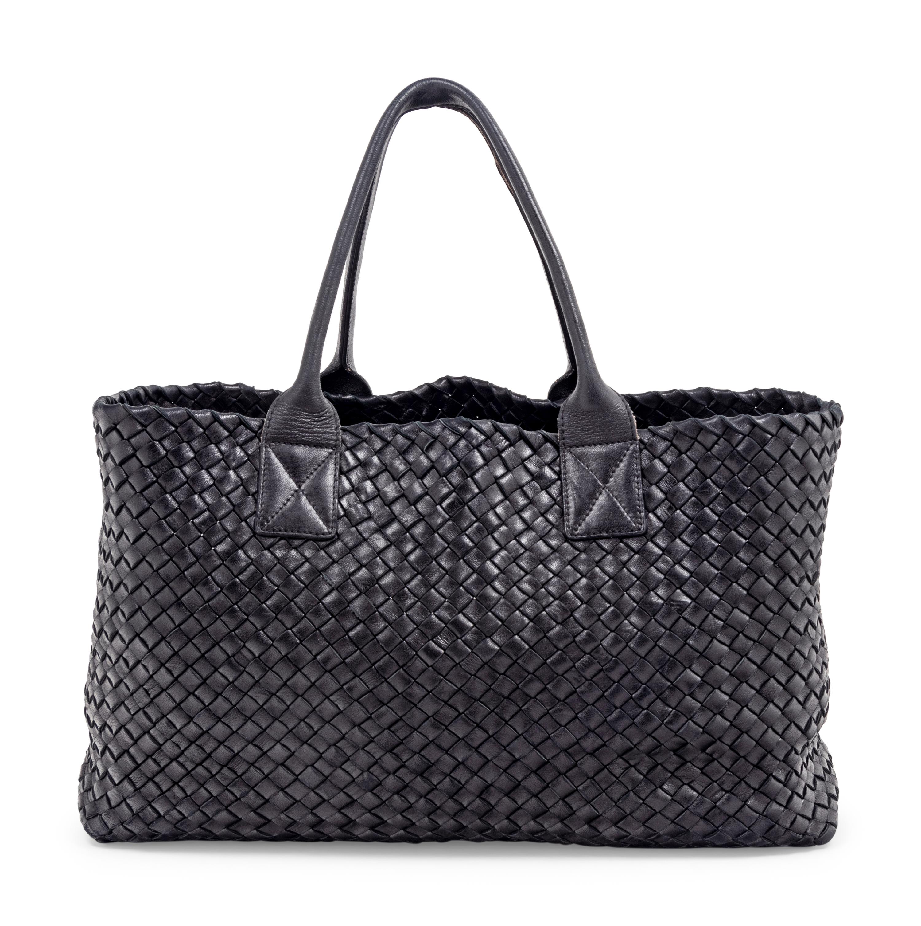 Bottega Veneta Limited Edition Intrecciato Leather Medium Cabat Tote Bag