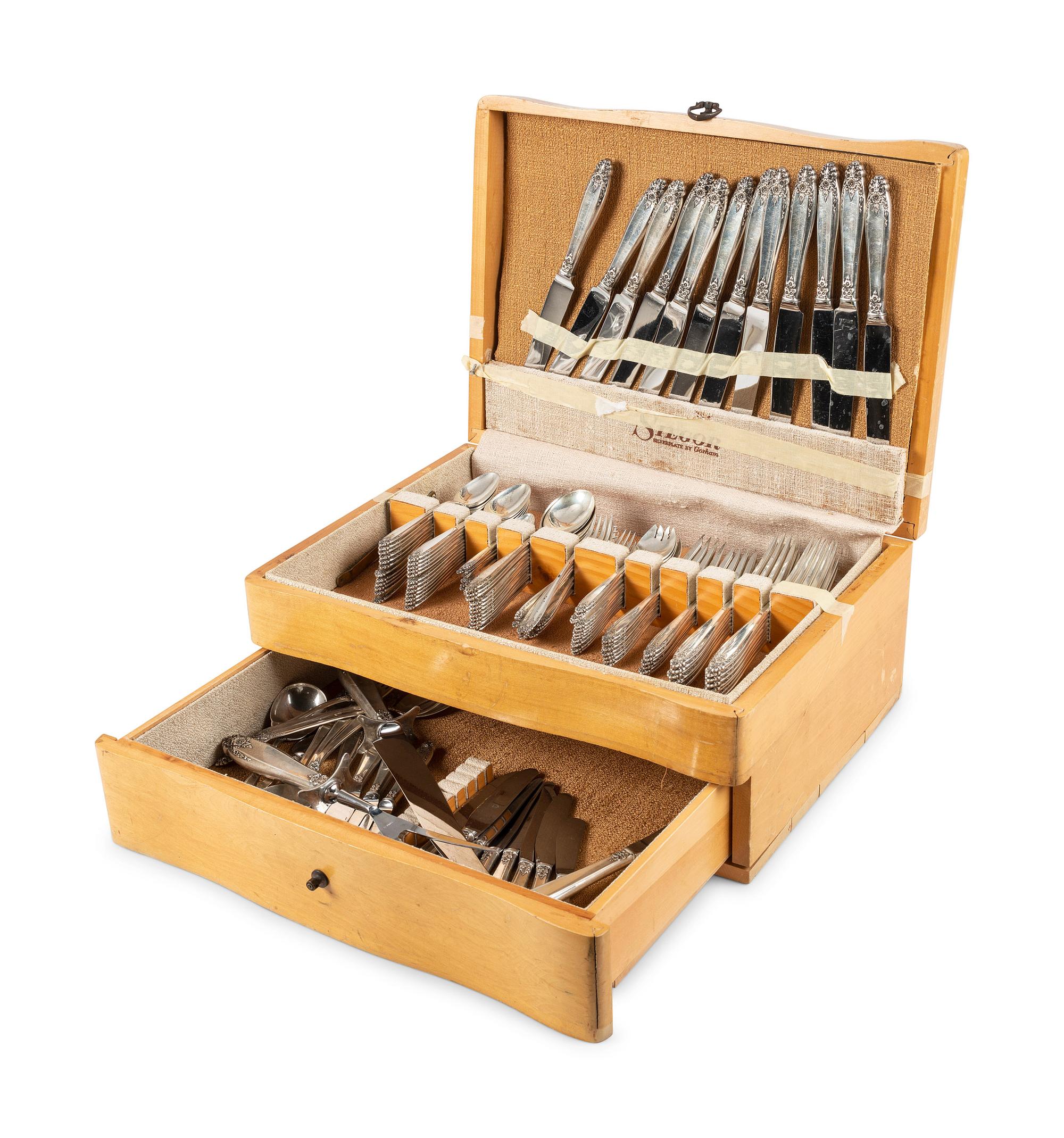 An International Silver Co. Silver Flatware Service