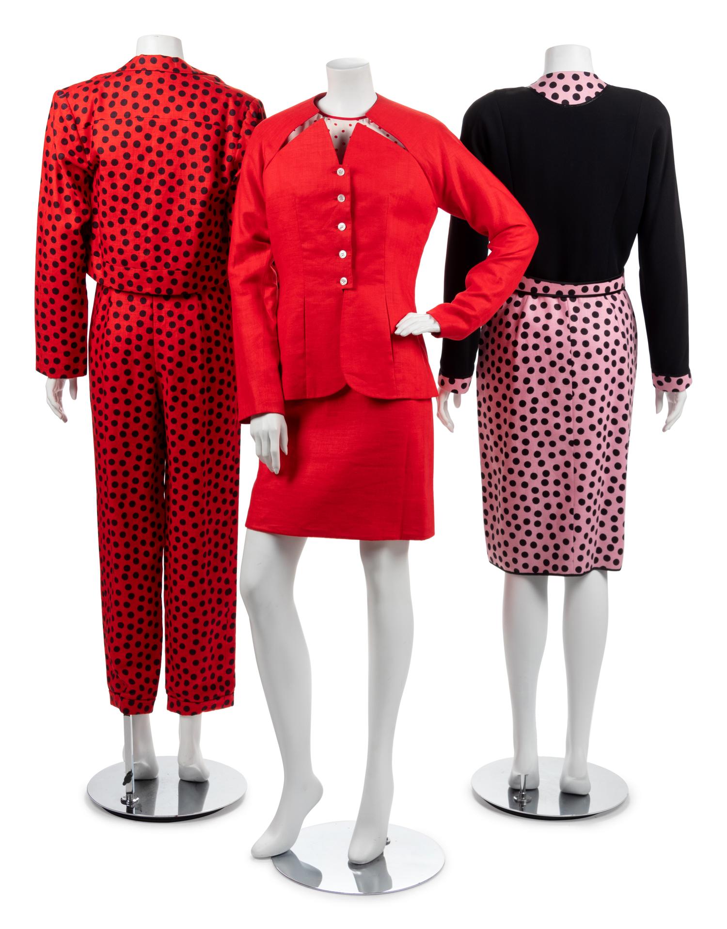 Three Geoffrey Beene Ensembles, Spring 1988
