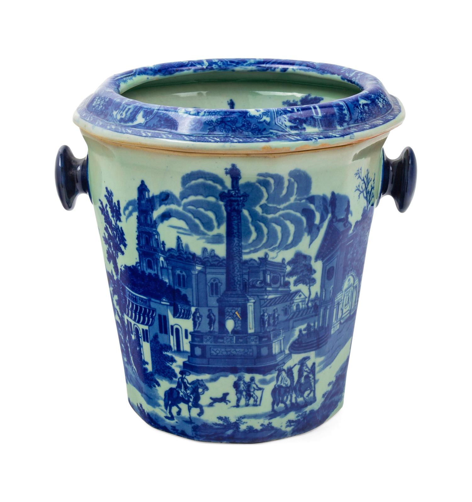 A Paris Porcelain Chamber Pot