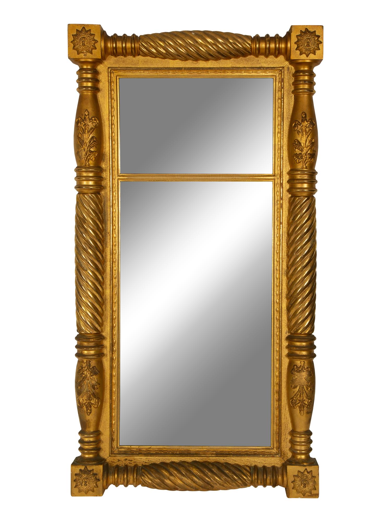 A Federal Giltwood Mirror — 19TH CENTURY