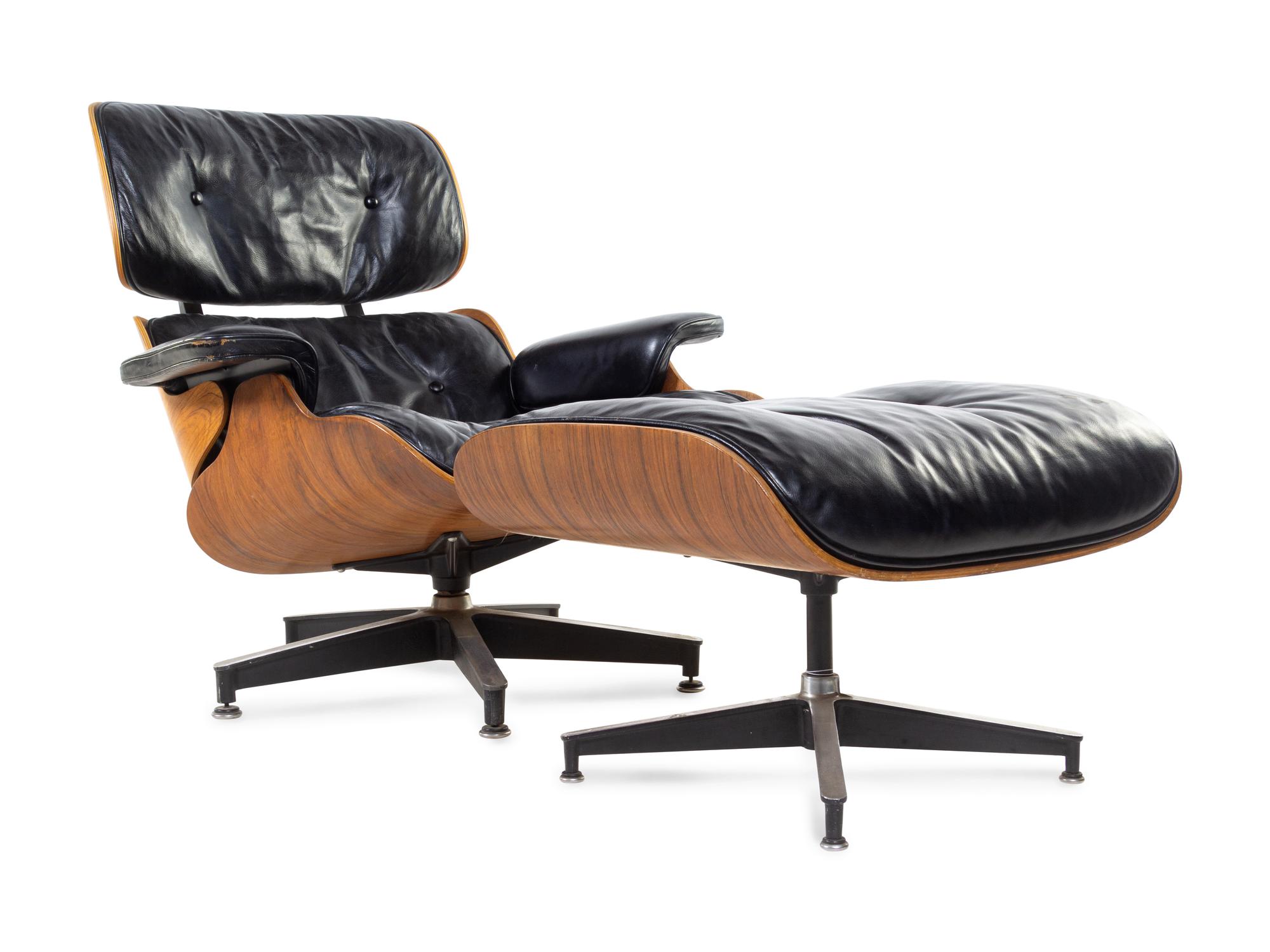 Lounge Chair and Ottoman, model 670 and model 671 Herman Miller, USA