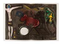 [DERRIÈRE LE MIROIR - CHAGALL]. Derrière Le Miroir. No. 27/28 March/April 1950. Paris: Maeght Éditeur, 1950.