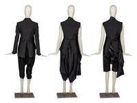 Two Comme des Garçons Jackets and Three Bottom Pieces