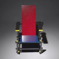 Red Blue chair, 1918 / c. 1990 for Cassina, Italy
