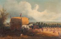 A Naïve Hay Harvesting Scene