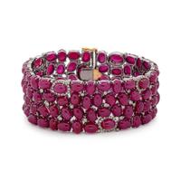 RUBY AND DIAMOND BRACELET