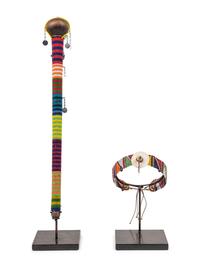 Two Yoruba Beaded Articles