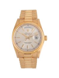 ROLEX, REF. 18038 18K YELLOW GOLD 'DAY-DATE' WATCH