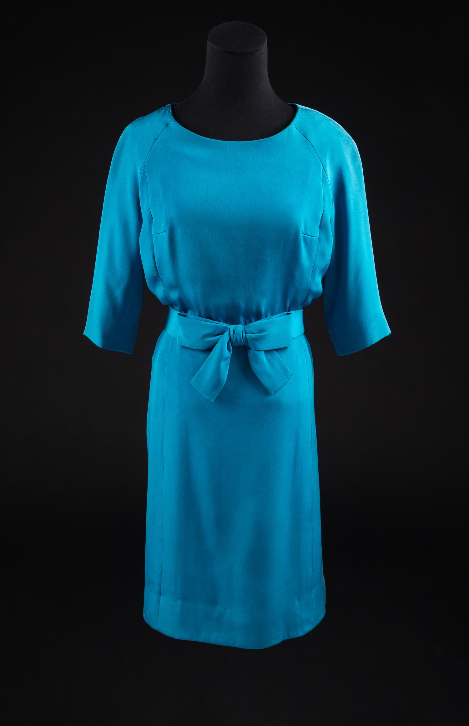 Christian Dior by Marc Bohan Haute Couture Ensemble, Autumn-Winter 1964 — Worn by Dame Olivia de Havilland.