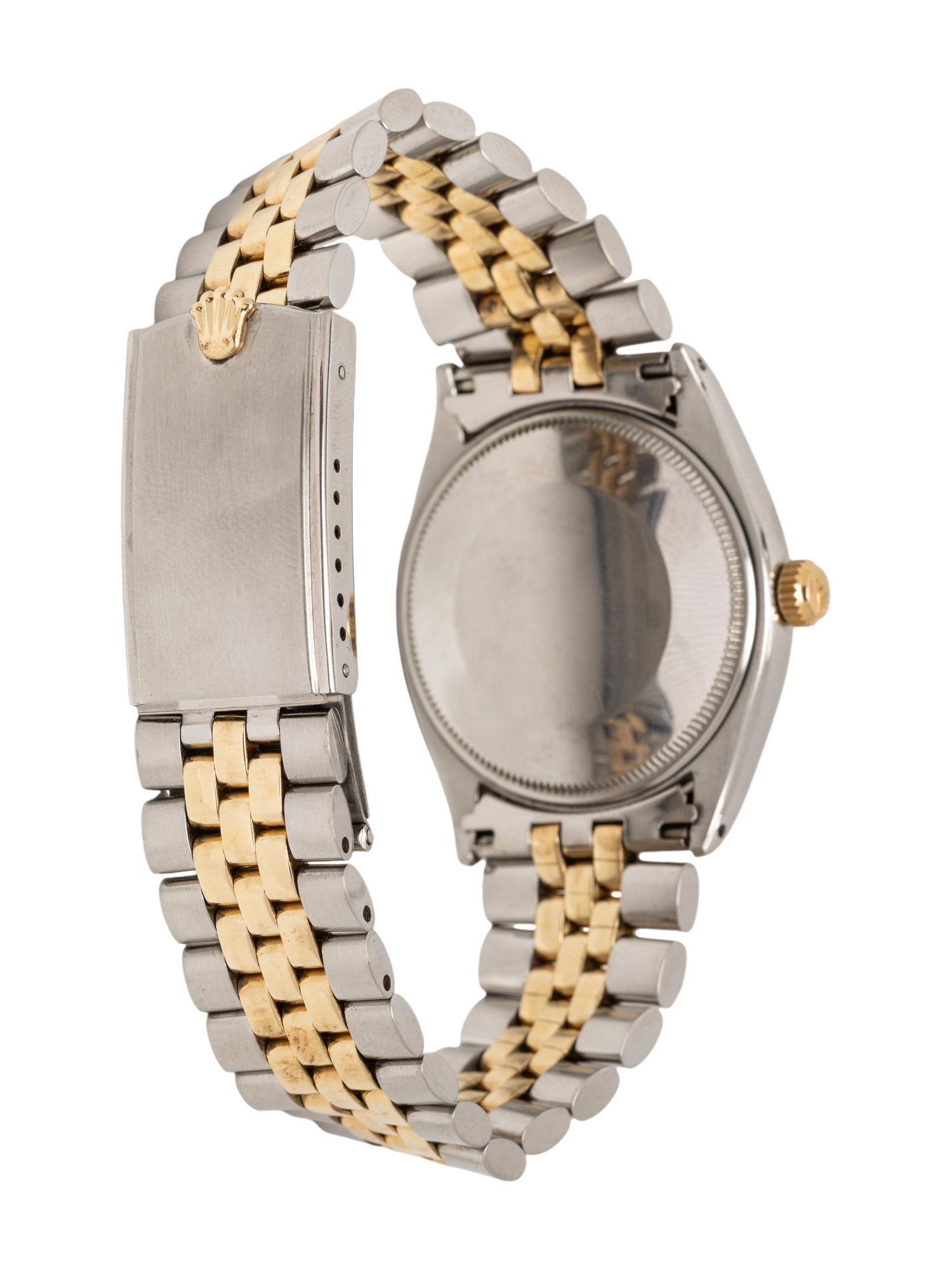 ROLEX, REF. 1003 STAINLESS STEEL AND 14K YELLOW GOLD 'OYSTER PERPETUAL' WATCH