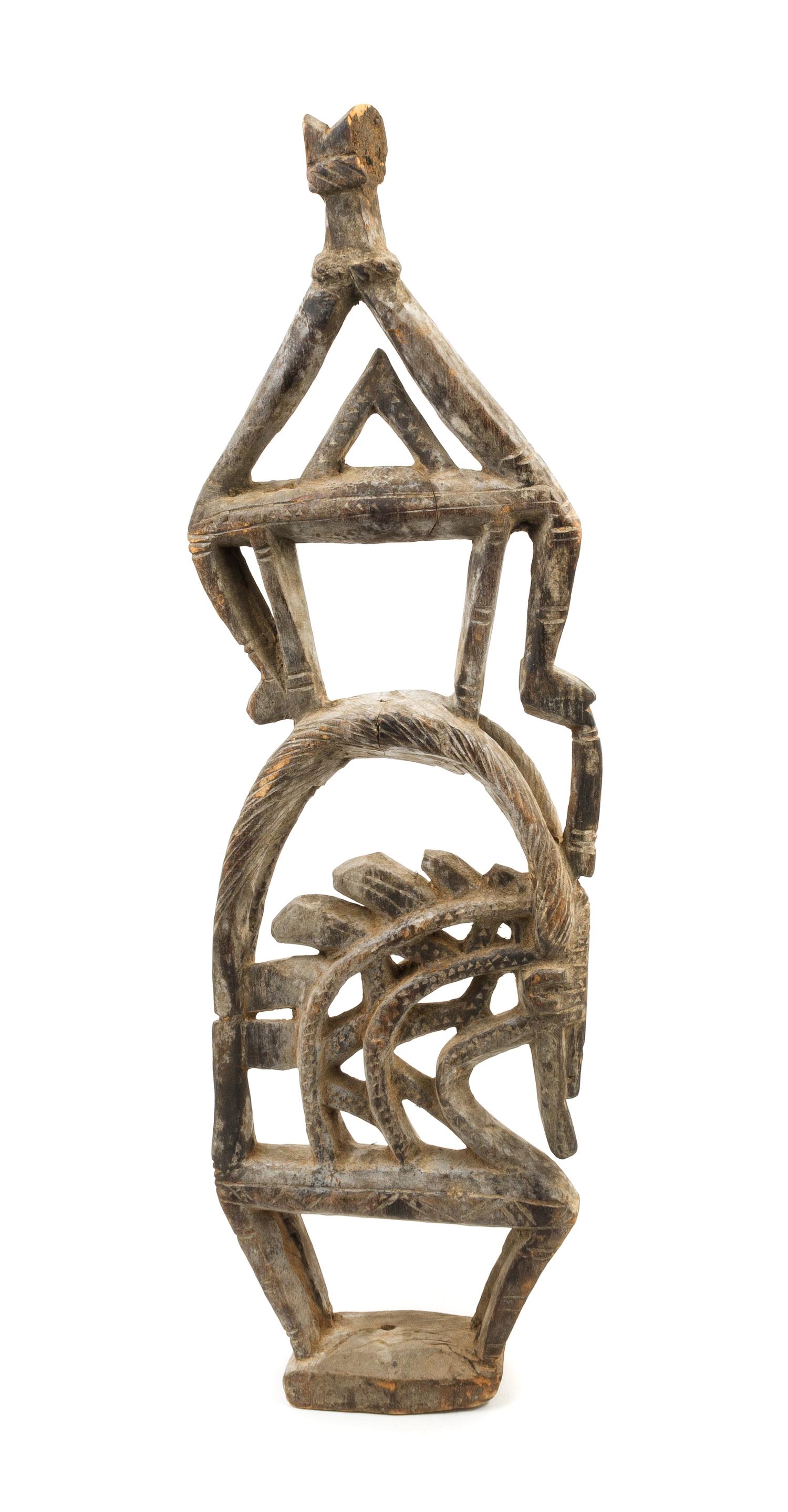 A Bamana Dance Headdress Height of headdress 32 3/4 inches. — MALI, 19TH/20TH CENTURY
