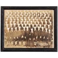[EARLY PHOTOGRAPHY - MILITARY]. A collection of images featuring military subjects highlighted by regimental group shot, including: