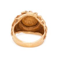 YELLOW GOLD, U.S. $1 LIBERTY COIN RING