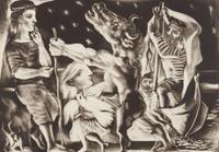 Pablo Picasso (Spanish, 1881-1973) - Minotaure Aveugle Guidé par une Fillette dans la Nuit, from La Suite Vollard
