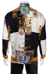 A Gianni Versace Silk Print Shirt, Size 50.