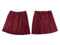 A Pair of Tartan Drapery Panels by Jonas New York