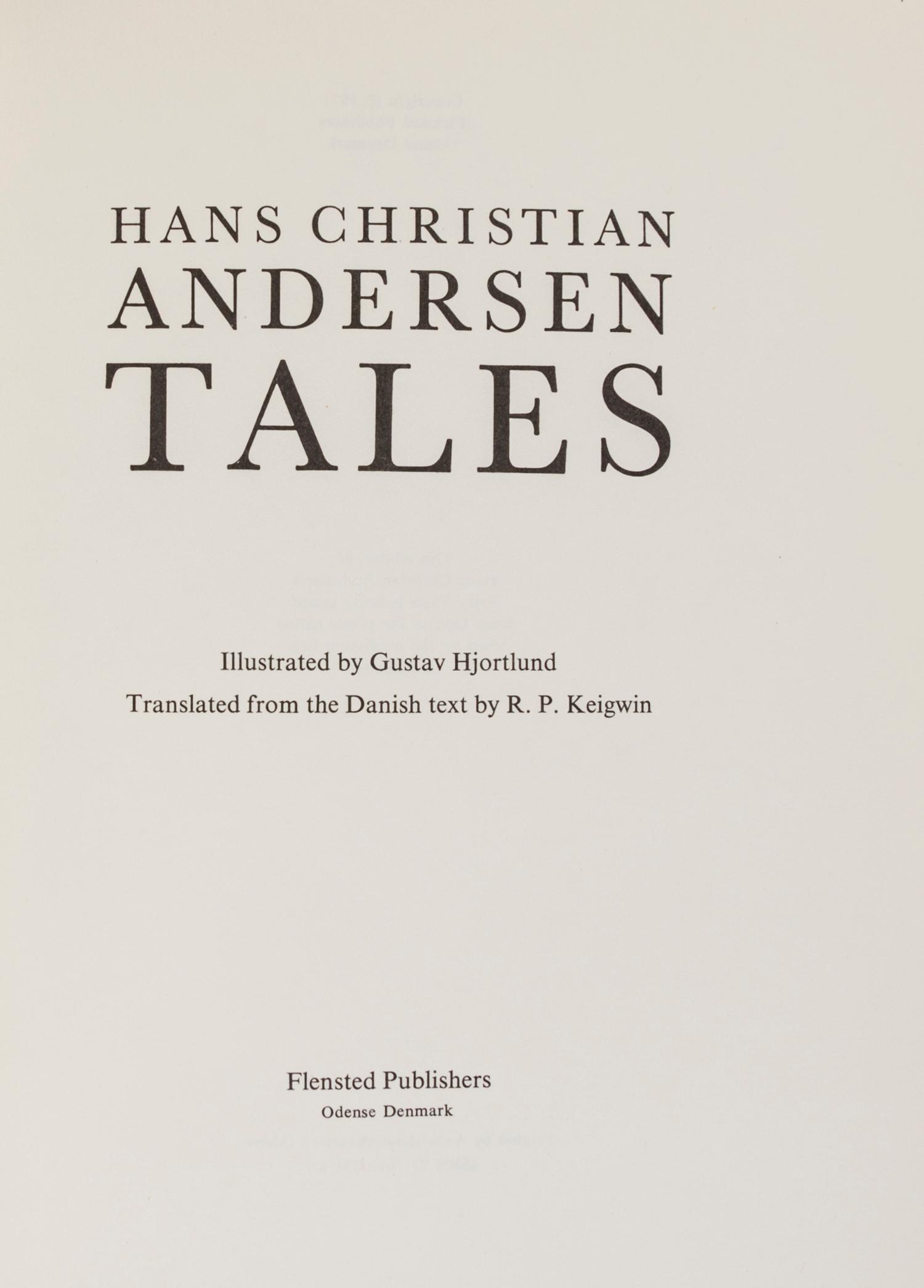 (CHILDREN'S) (ANDERSEN, HANS CHRISTIAN). A group of four books.