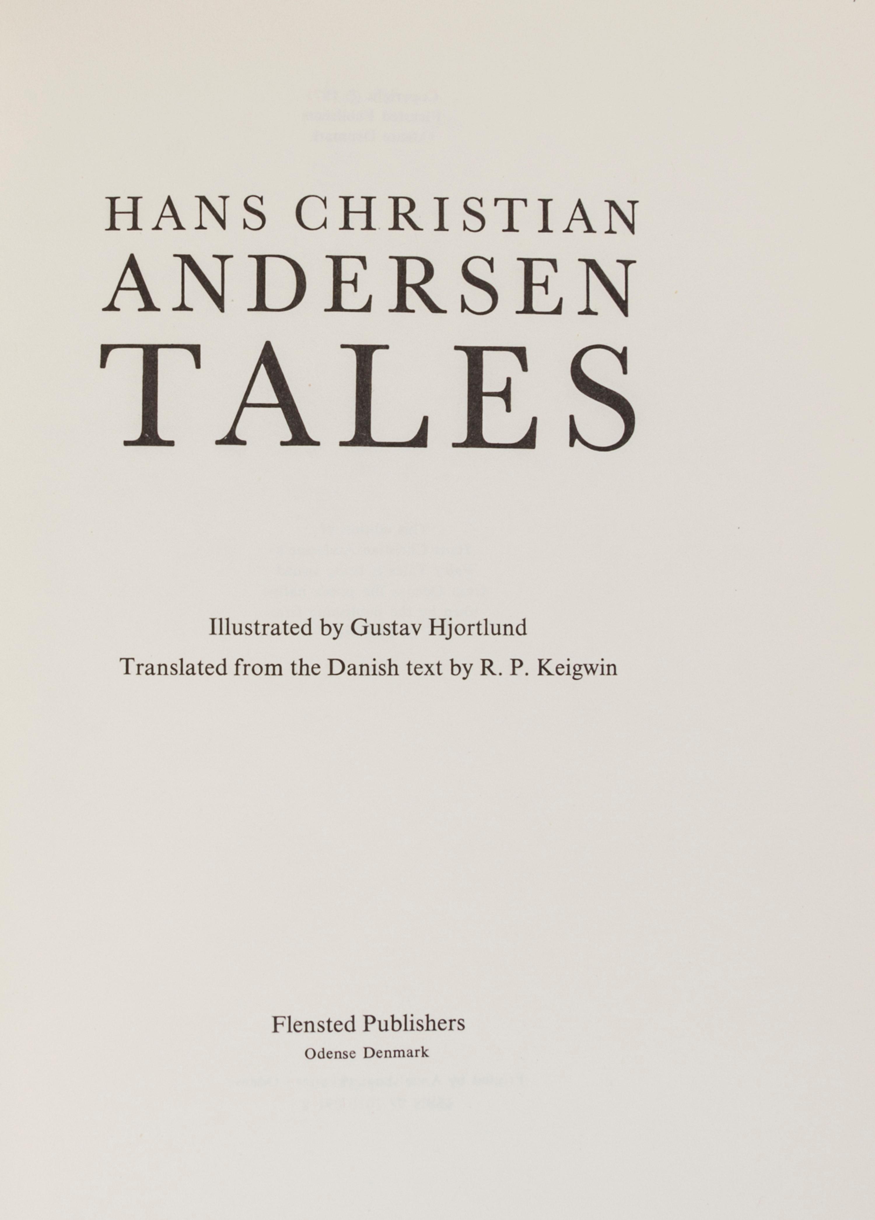 (CHILDREN'S) (ANDERSEN, HANS CHRISTIAN). A group of four books.