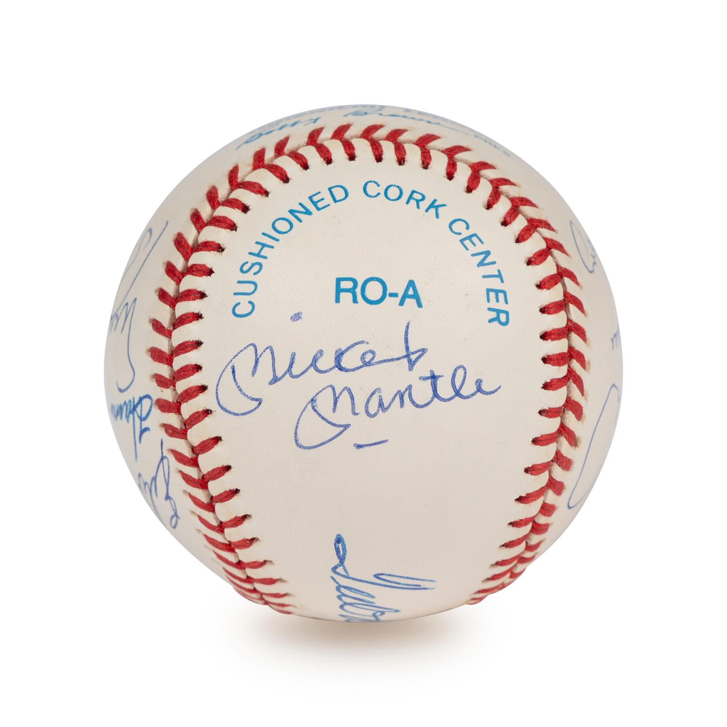A 500 Home Run Club Signed Autograph Baseball - 10 Signatures (Beckett Authentication Services Letter),