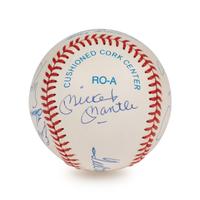 A 500 Home Run Club Signed Autograph Baseball - 10 Signatures (Beckett Authentication Services Letter),