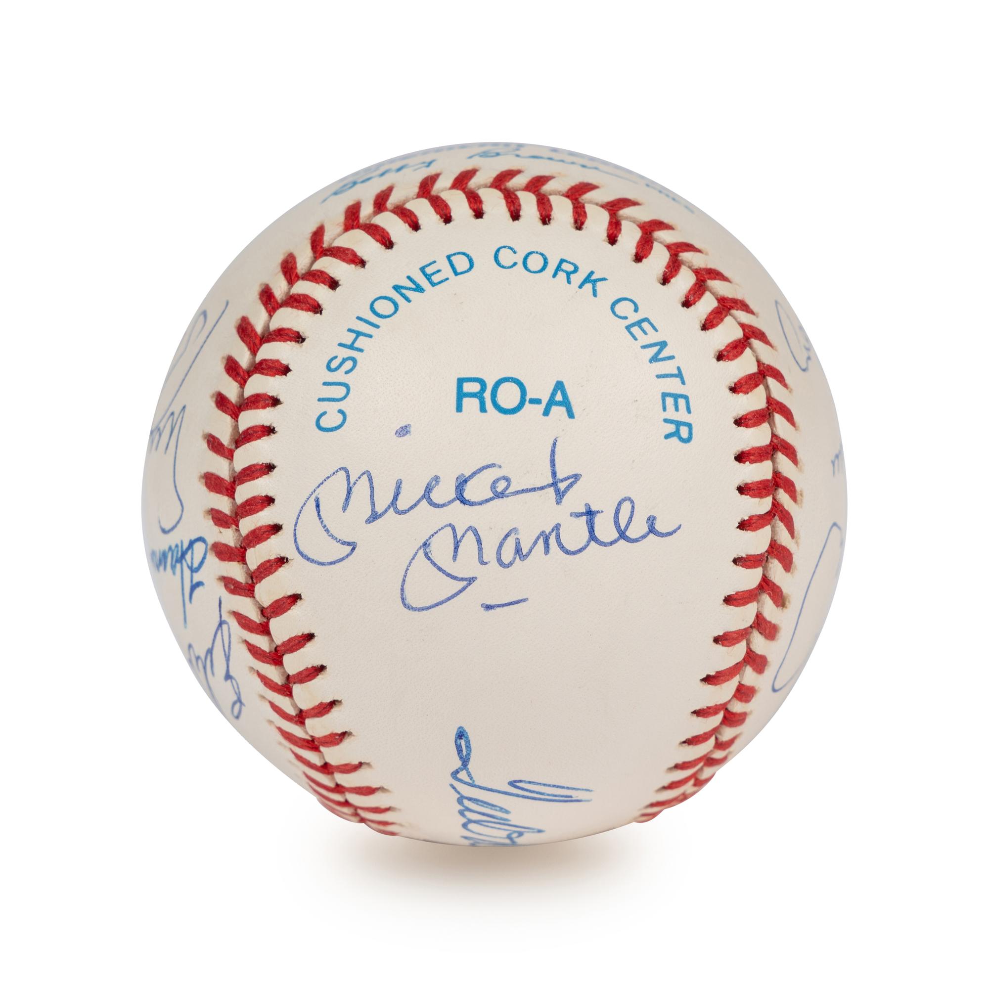 A 500 Home Run Club Signed Autograph Baseball - 10 Signatures (Beckett Authentication Services Letter),