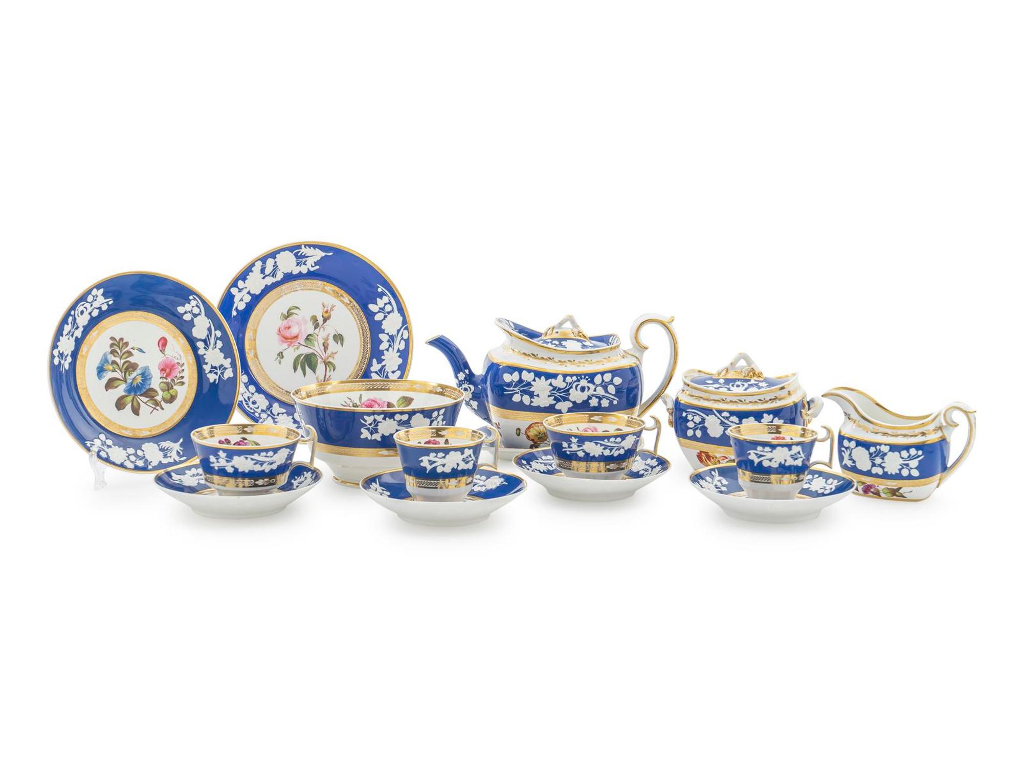 A Spode Porcelain Tea Service — C. 1810