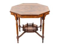 A Victorian Aesthetic Movement Octagonal Center Table — 20TH CENTURY
