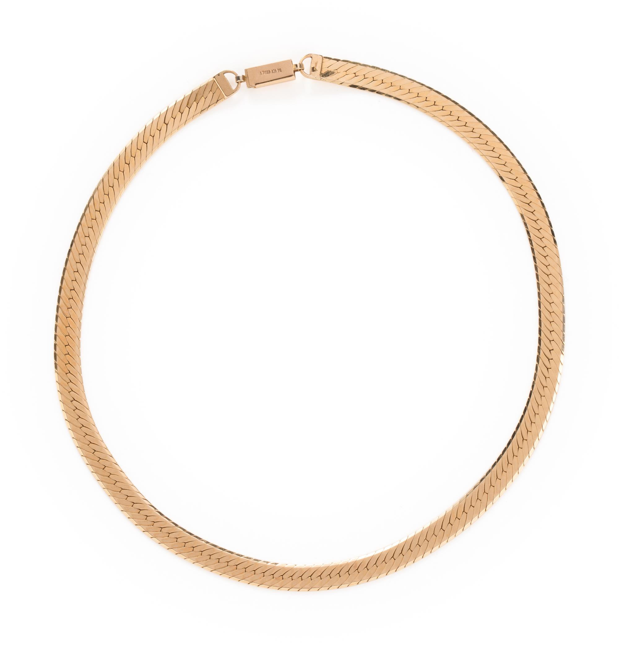 YELLOW GOLD NECKLACE