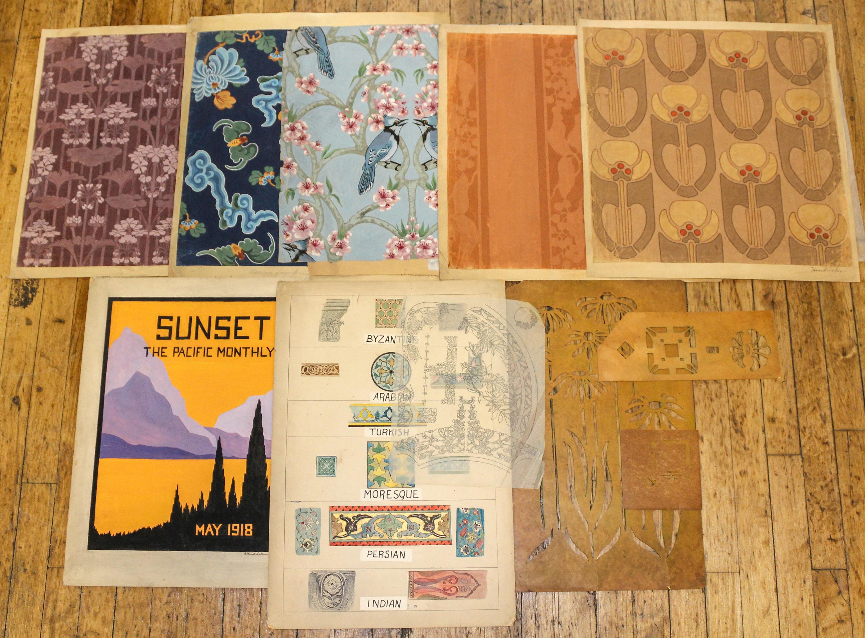 Stella Hendricks, (American, 20th century), A Group of approximately 30 works