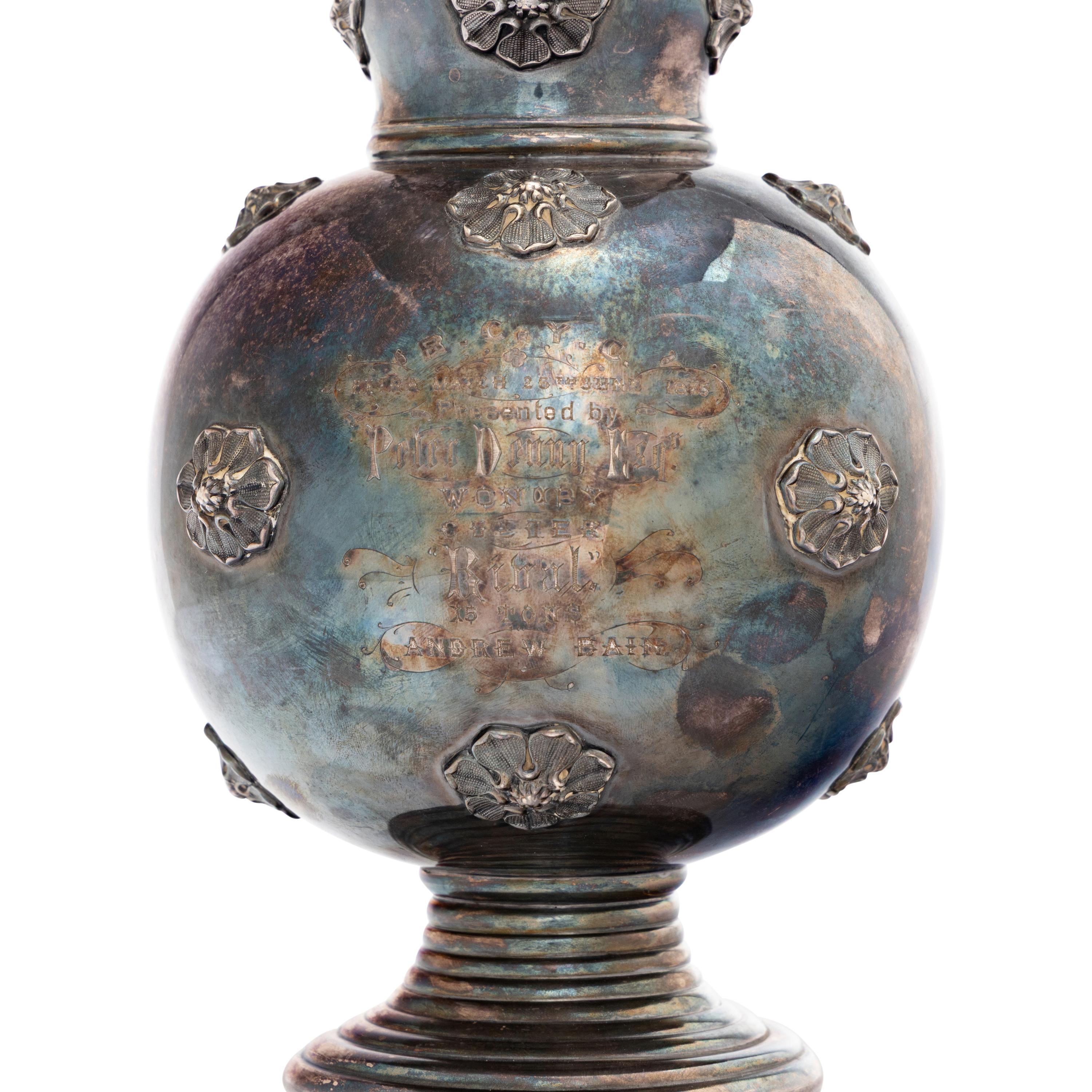 A Scottish Provincial Silver Sailing Trophy