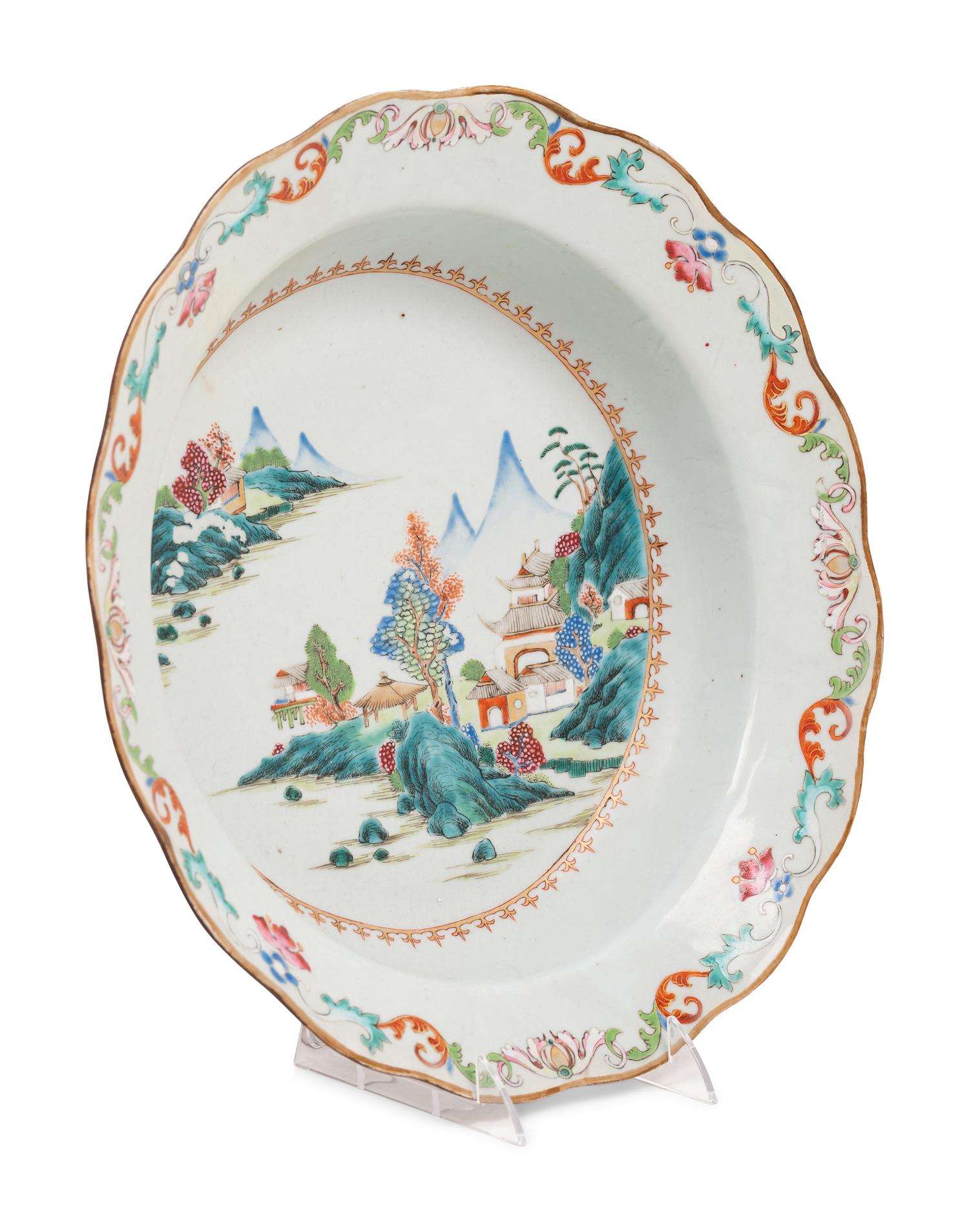 A Chinese Export Famille Rose Porcelain Charger