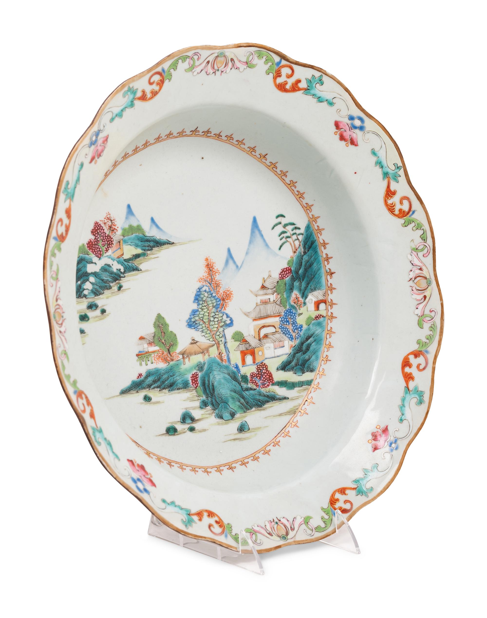 A Chinese Export Famille Rose Porcelain Charger