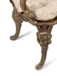 An Italian Painted "Grotto" Armchair