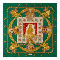 Three Silk Scarves by Hermès and Chanel