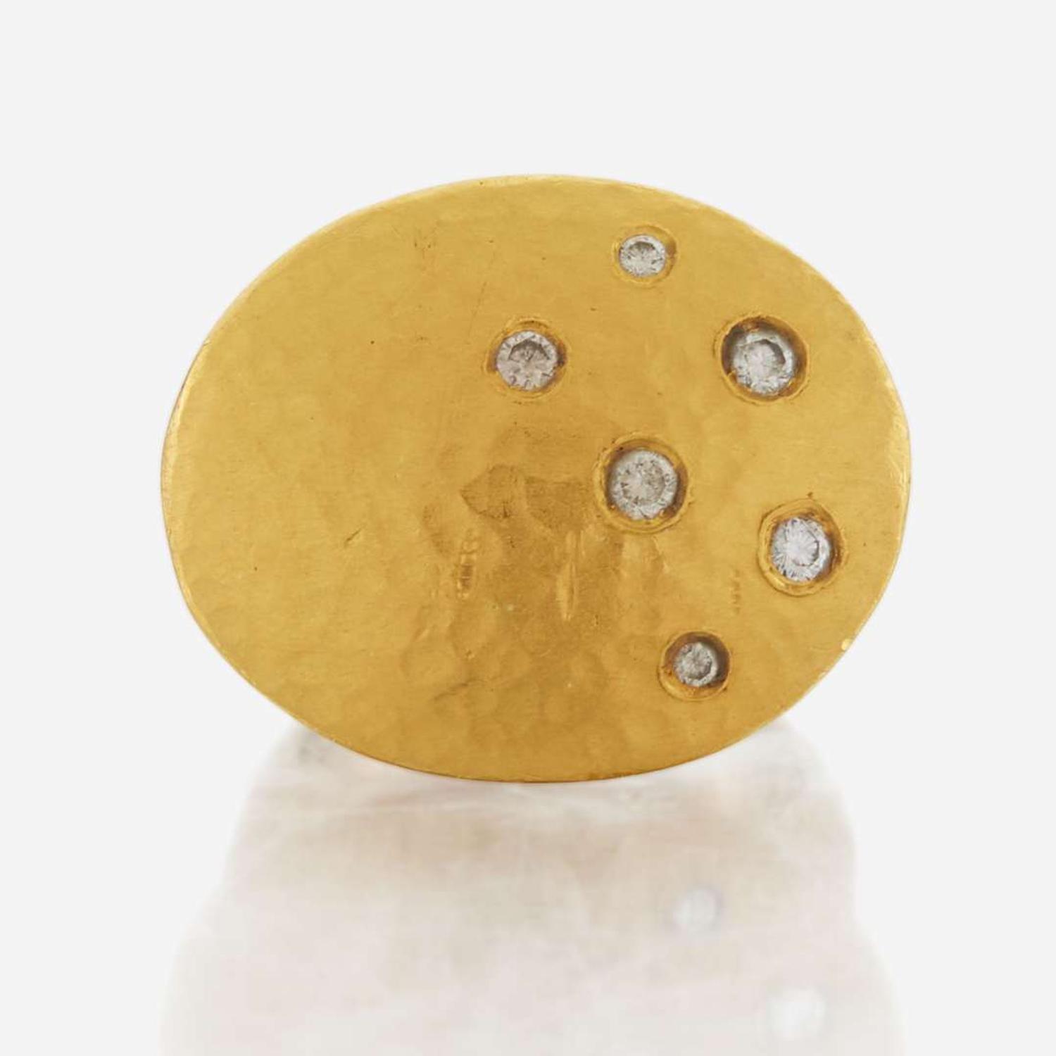 A gold and diamond ring, Yossi Harari