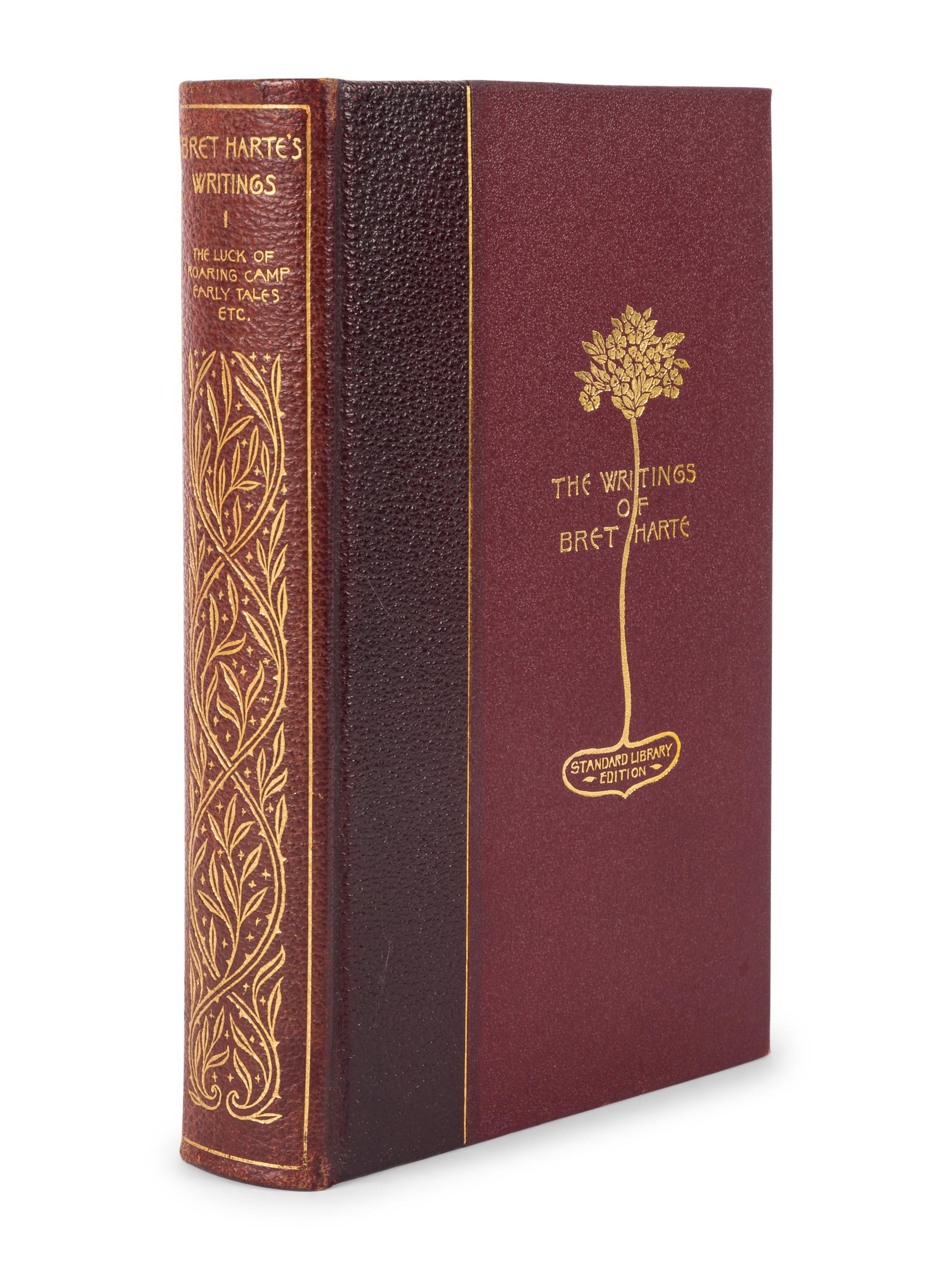 [BINDINGS & SETS]. HARTE, Bret, (1836-1902). Writings. Boston: Houghton, Mifflin, & Co., [1906].