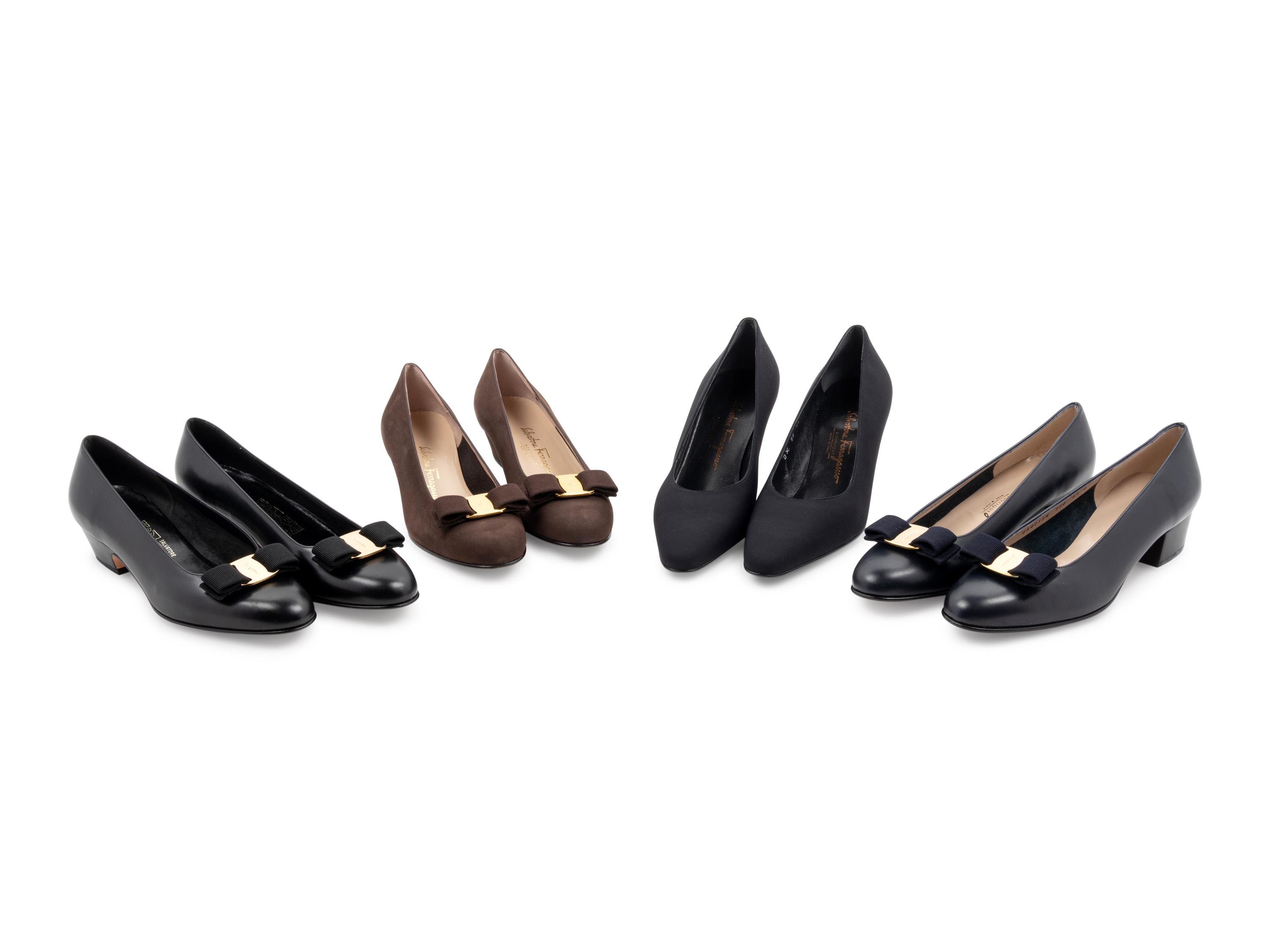 Nine Pairs of Salvatore Ferragamo Shoes, 1990-2010s