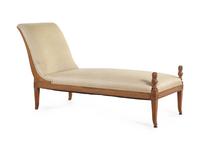An Italian Style Carved Chaise Longue