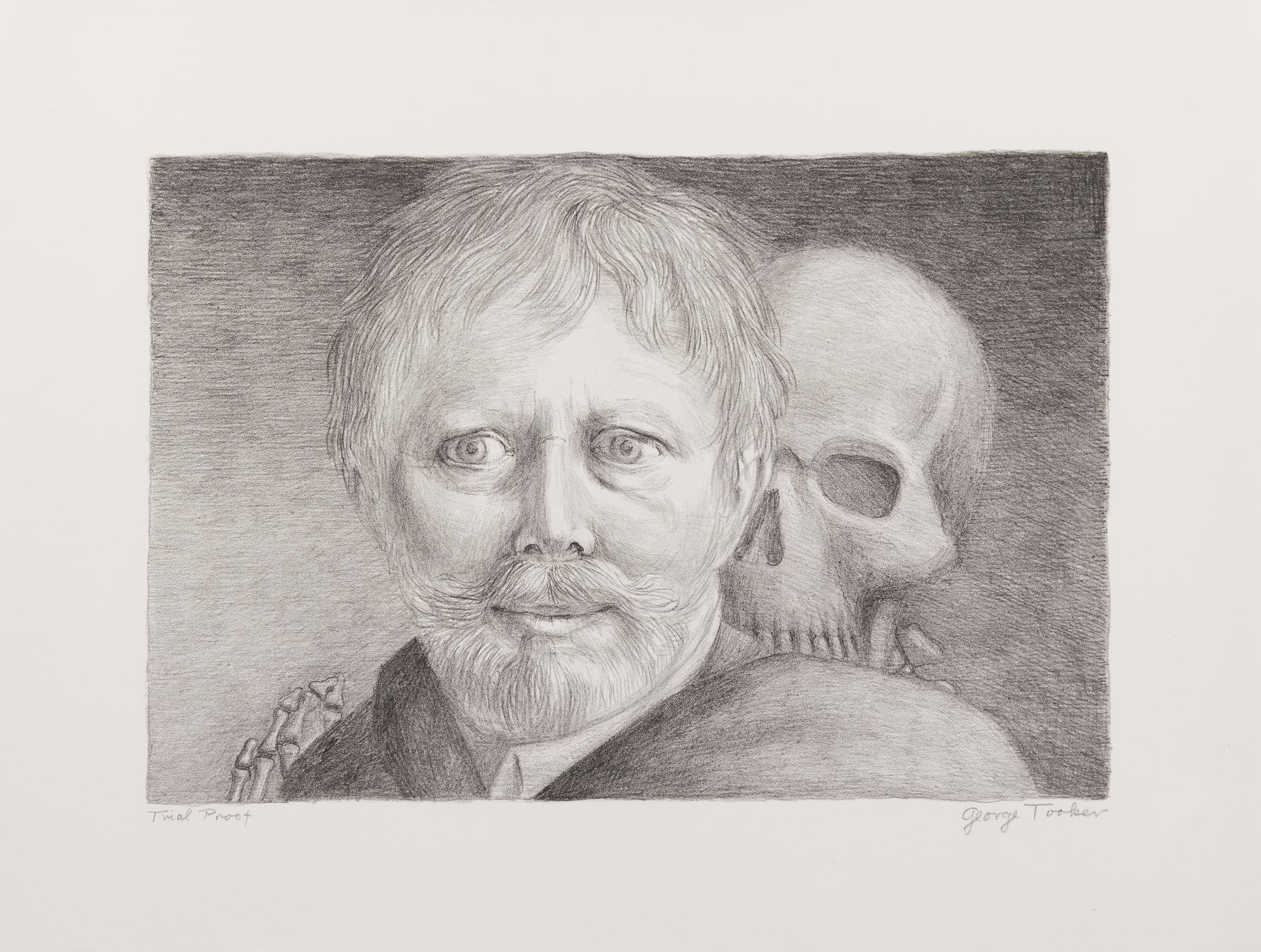George Tooker, (American, 1920-2011), Self Portrait, 1996