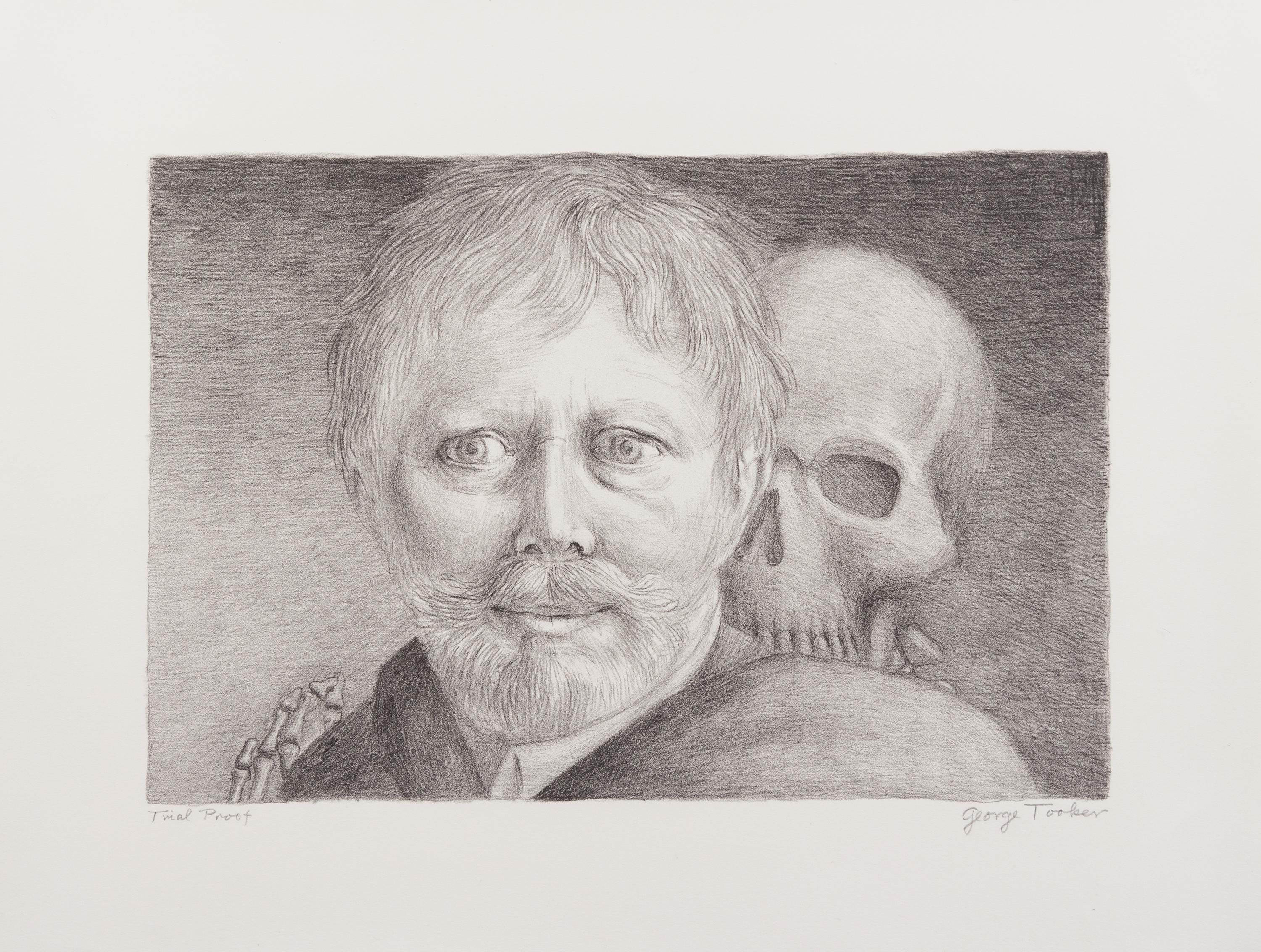 George Tooker, (American, 1920-2011), Self Portrait, 1996