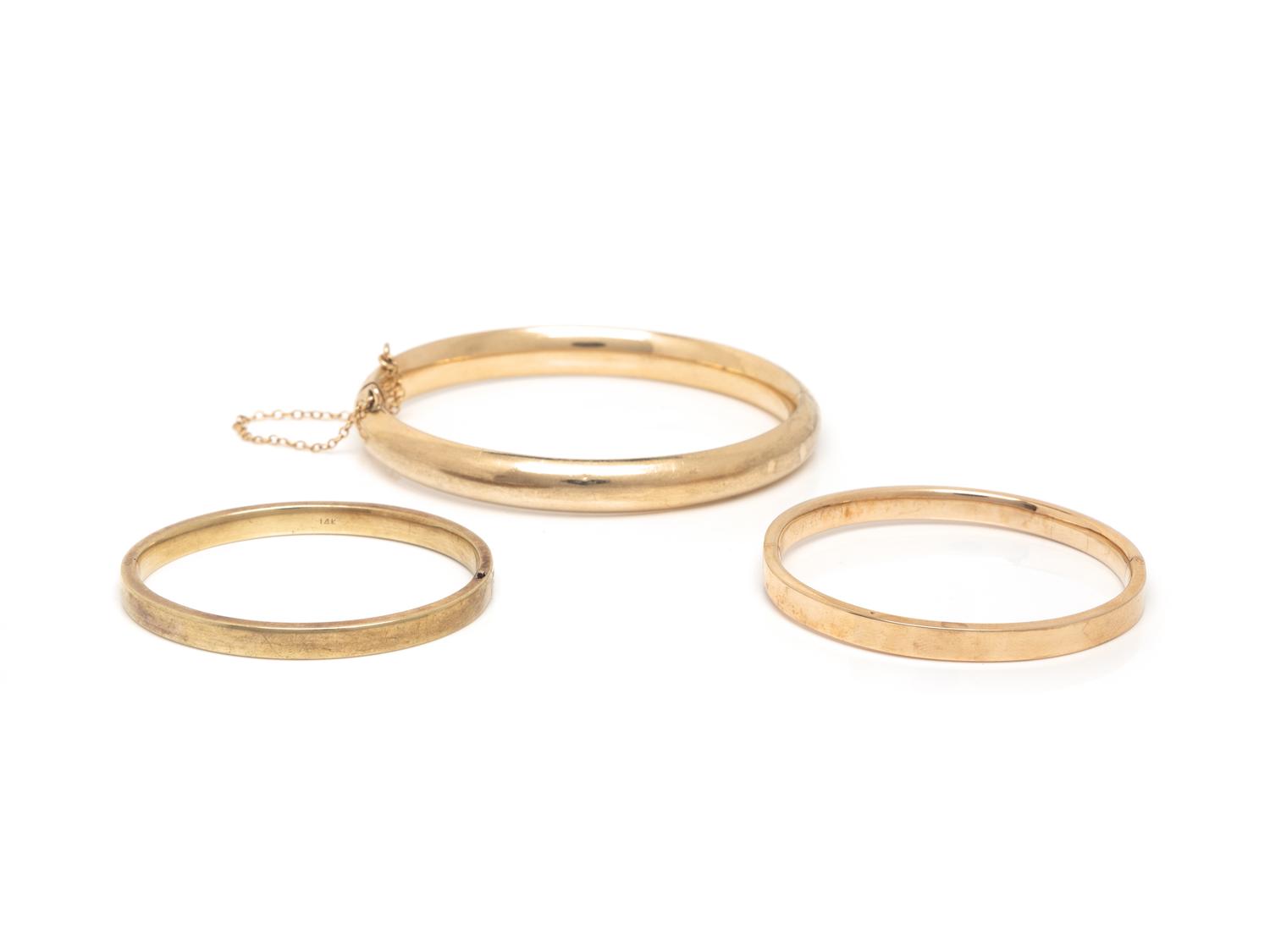 COLLECTION OF BANGLE BRACELETS