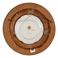 A Vienna Painted and Parcel Gilt Porcelain Cabinet Plate