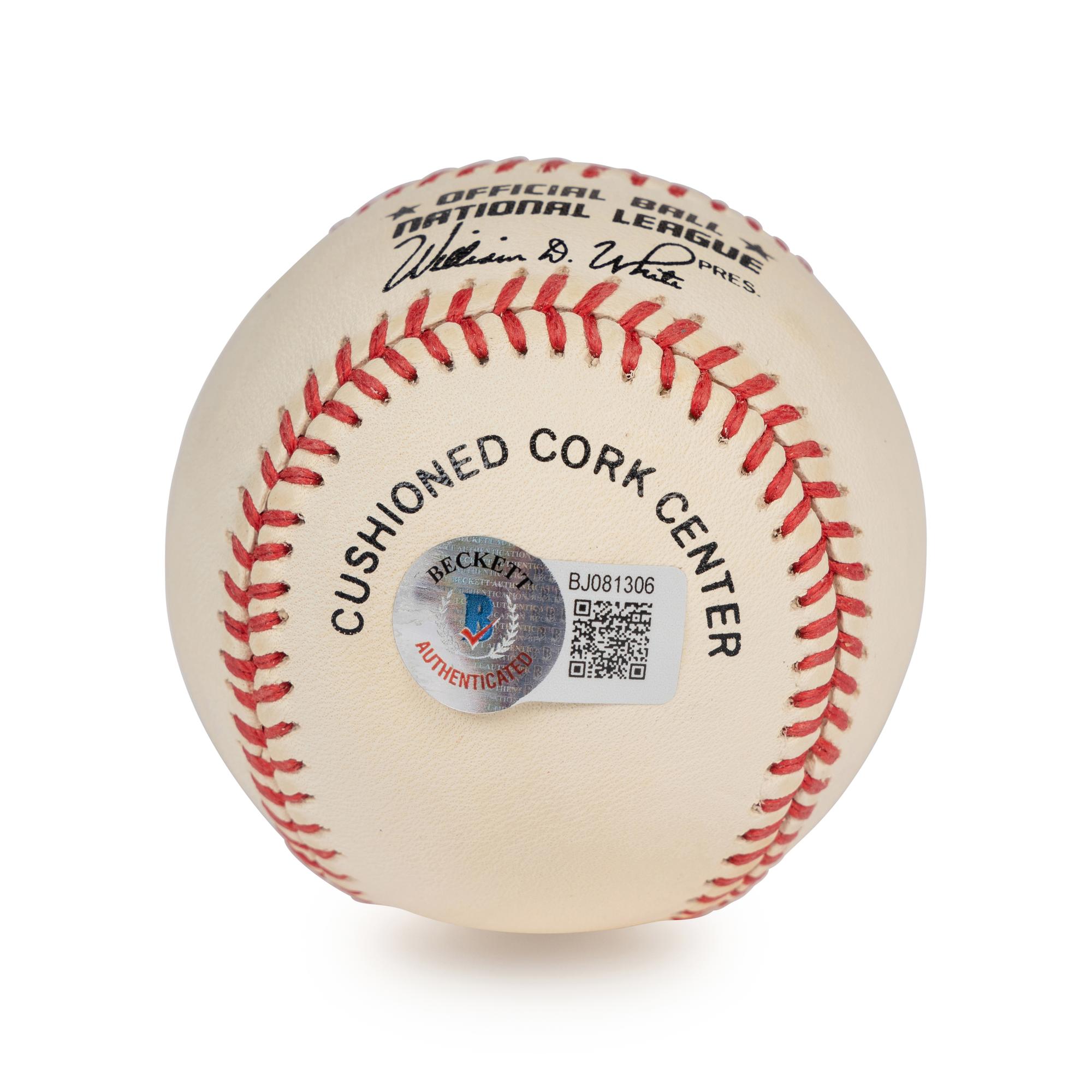 A Tom Seaver Single Signed Autograph Baseball (Beckett Authentication Services Certified),